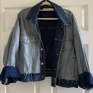 GRLFRND Two Tone Denim Jacket Medium